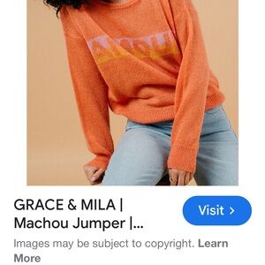 Mohair GRACE & MILA | Machou Jumper | Orange